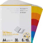 【ラミネートタブインデックスA4縦30穴6山100組】 benrinet べんりねっと 一括購買 見える化 4175-5990 ...